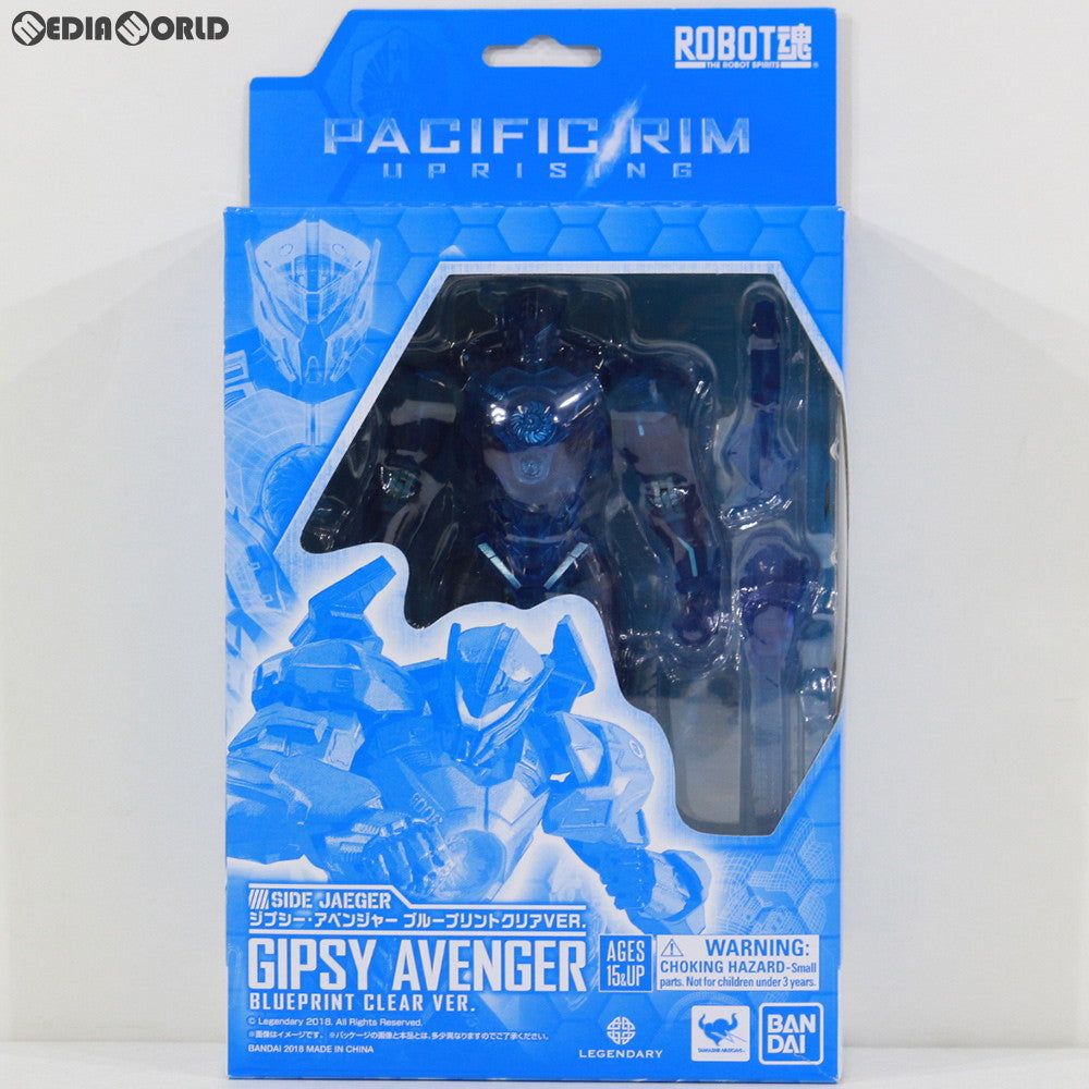 【中古即納】[FIG] (フィギュア単品) セブンネット限定 ROBOT魂(SIDE JAEGER) ジプシー・アベンジャー ブループリントクリア VER. パシフィック・リム:アップライジング 完成品 可動フィギュア バンダイ(20180410)