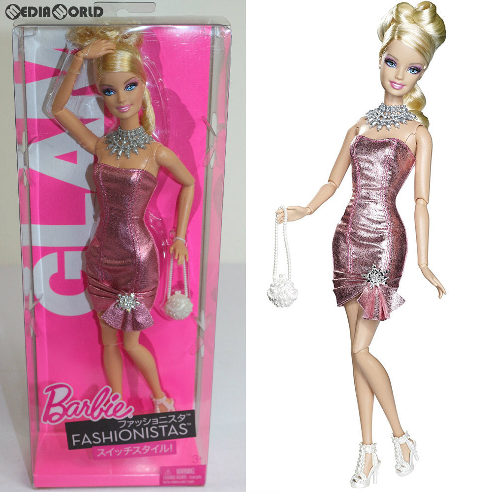 【中古即納】[FIG] Barbie FASHIONISTAS(バービー ファッショニスタ) スイッチスタイル GLAM(グラマラス) 完成品 ドール(T7413) マテル(20110331)
