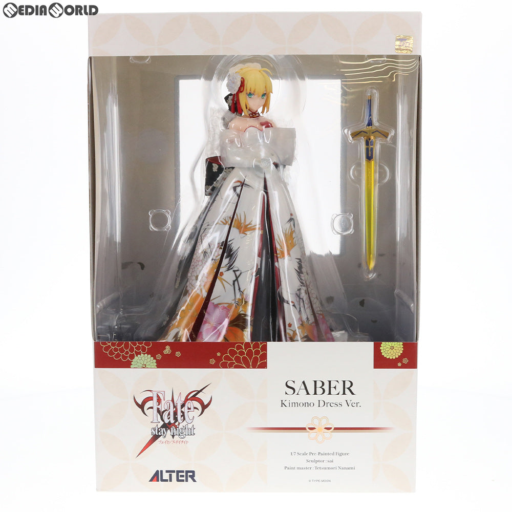 【中古即納】[FIG]セイバー 着物ドレスVer. Fate/stay night(フェイト/ステイナイト) 1/7 完成品 フィギュア アルター(20190616)