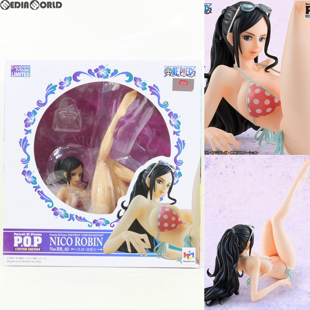 【中古即納】[FIG] 一部店舗限定 Portrait.Of.Pirates P.O.P LIMITED EDITION ニコ・ロビンVer.BB_02 ONE PIECE(ワンピース) 1/8 完成品 フィギュア メガハウス(20180523)