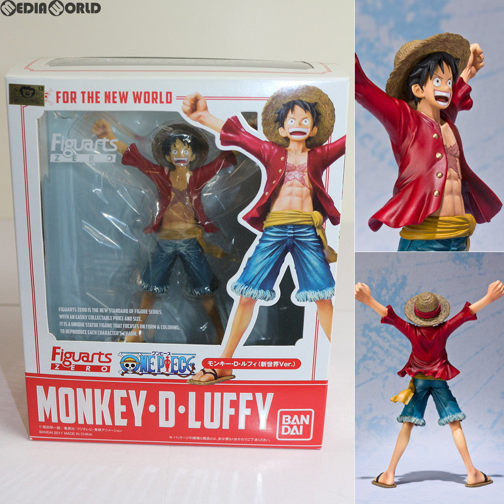 【中古即納】[FIG](初回オビなしパッケージ) フィギュアーツZERO モンキー・D・ルフィ(新世界Ver.) ONE PIECE(ワンピース) 完成品 フィギュア バンダイ(20140712)