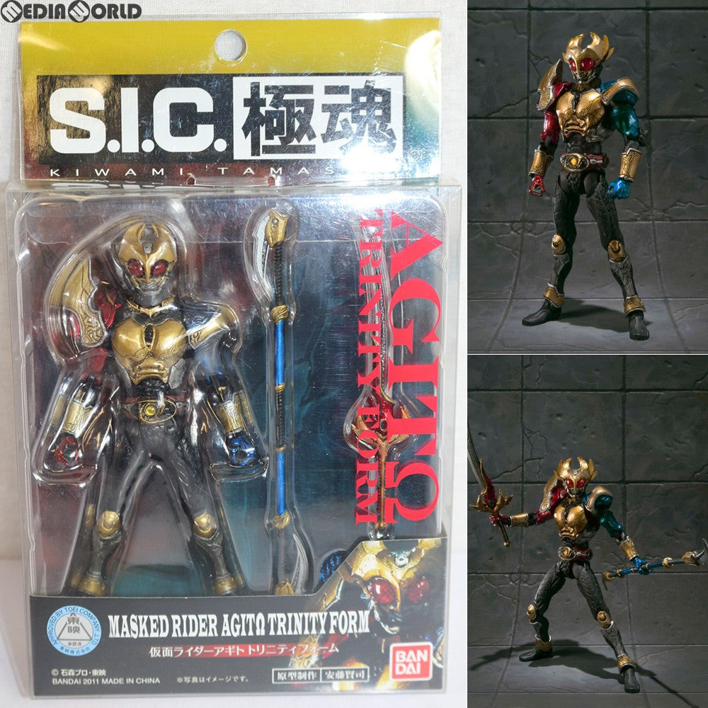 【中古即納】[FIG] S.I.C. 極魂 仮面ライダーアギト トリニティーフォーム 完成品 可動フィギュア バンダイ(20110806)