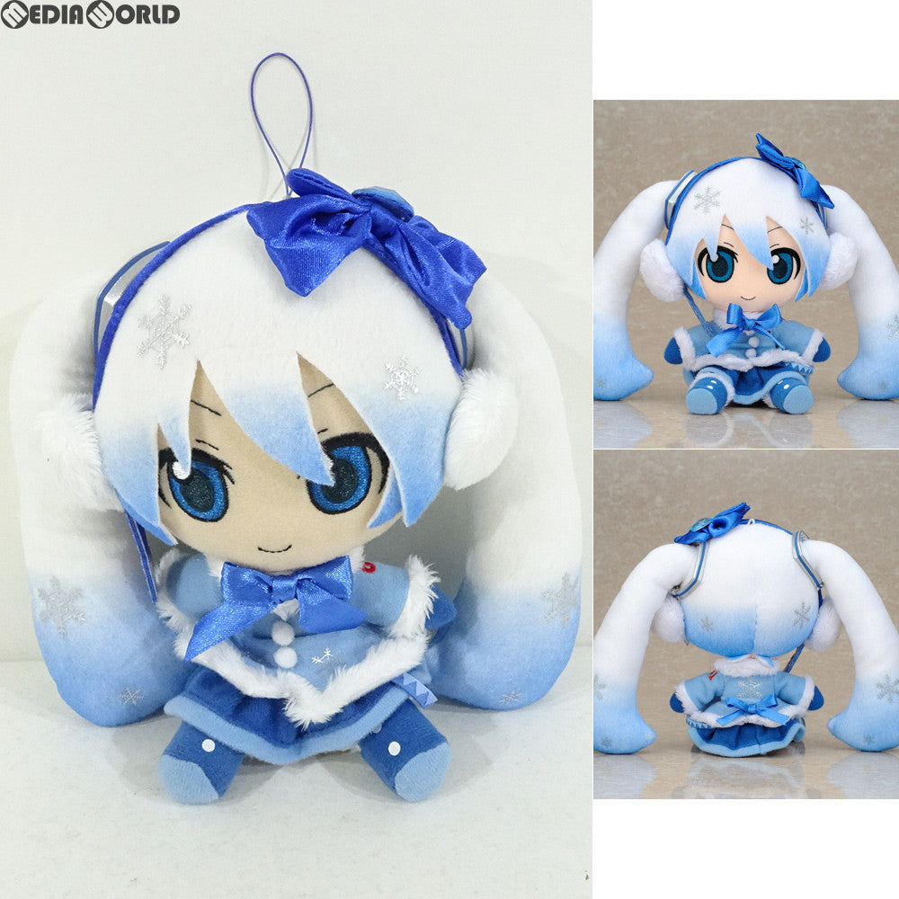 【中古即納】[FIG] 雪ミク ぬいぐるみストラップ ふわふわコートver. キャラクター・ボーカル・シリーズ01 初音ミク ギフト(Gift) (20120212)
