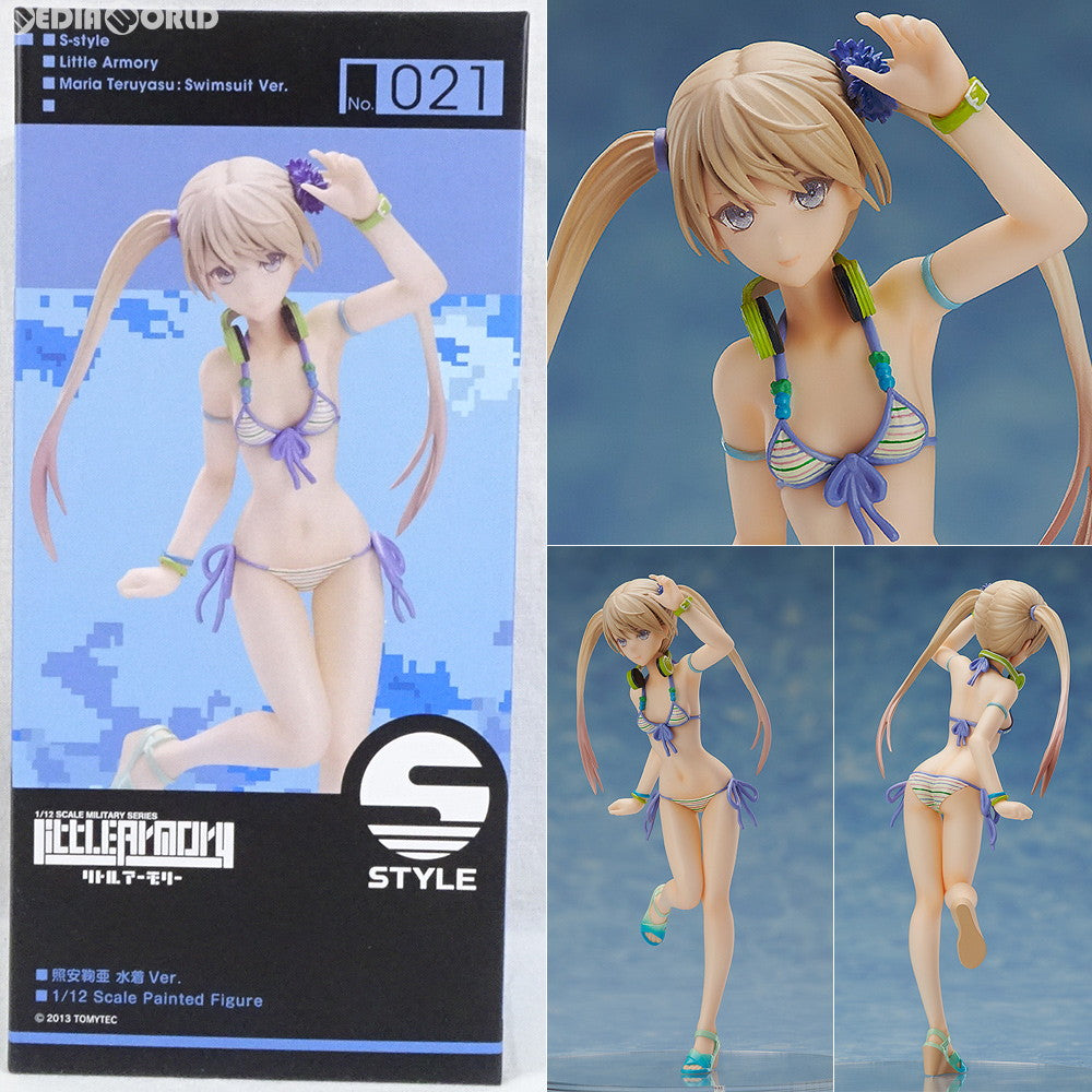 【中古即納】[FIG] S-style 照安鞠亜(てるやすまりあ) 水着Ver. リトルアーモリー 1/12 塗装済組み立て品 フィギュア FREEing(フリーイング) (20181216)