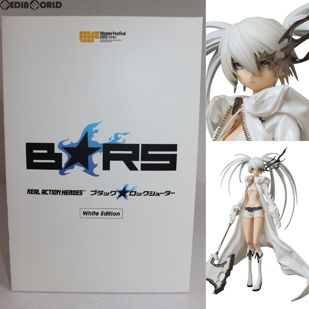 【中古即納】[FIG] リアルアクションヒーローズ No.572 RAH ブラック★ロックシューター ホワイトエディション 完成品 可動フィギュア ワンフェス2012冬&ネット通販限定 メディコム・トイ(20120212)