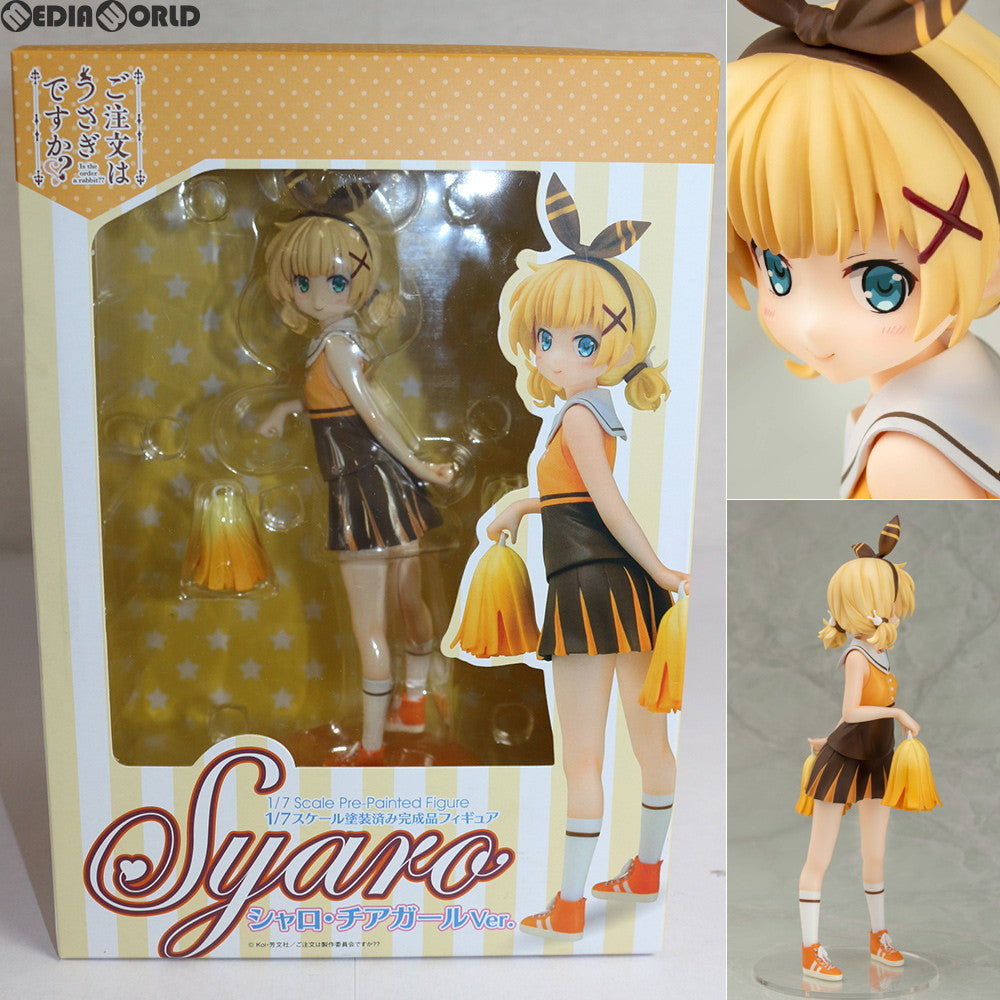 【中古即納】[FIG] シャロ チアガールVer. ご注文はうさぎですか？？ 1/7 完成品 フィギュア キャラアニ/トイズワークス(20180930)