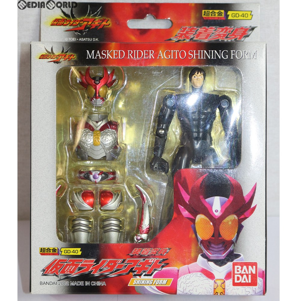 【中古即納】[TOY] 超合金 GD-40 装着変身 仮面ライダーアギト シャイニングフォーム 香港版 完成トイ バンダイ(20011231)