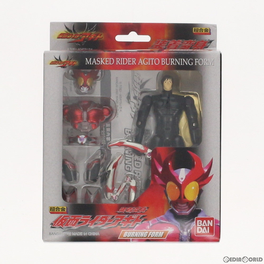 【中古即納】[TOY] 超合金 装着変身 仮面ライダーアギト バーニングフォーム 香港版 完成トイ バンダイ(20011231)