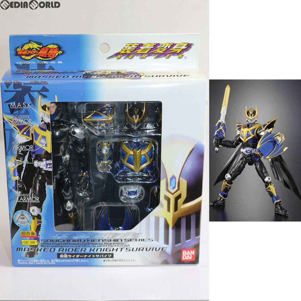 【中古即納】[TOY] 超合金 GE-26 装着変身 仮面ライダーナイトサバイブ 仮面ライダー龍騎 完成トイ バンダイ(20070616)