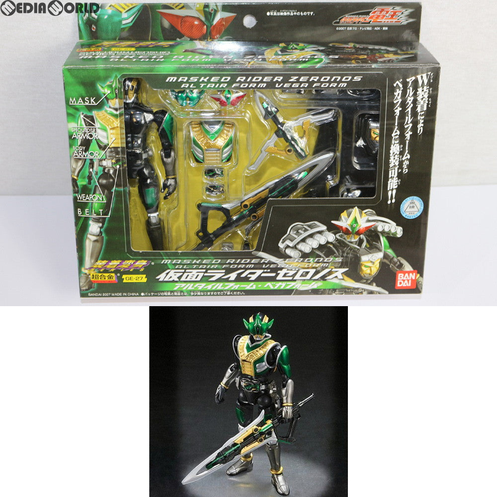 【中古即納】[TOY] 超合金 GE-27 装着変身 仮面ライダーゼロノス 仮面ライダー電王 完成トイ バンダイ(20070831)