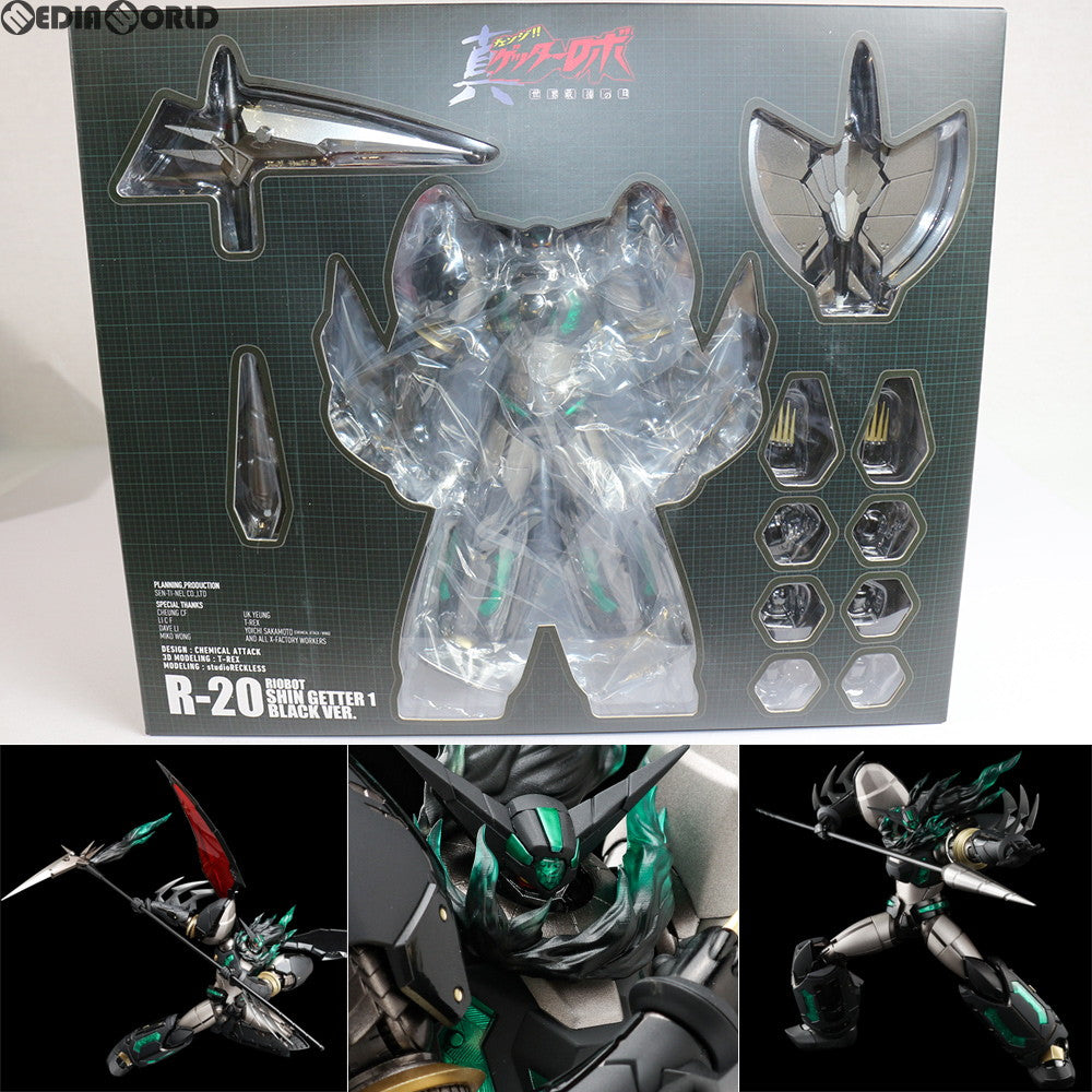 【中古即納】[FIG] RIOBOT 真ゲッター1 ブラックVER. 真(チェンジ!!) ゲッターロボ 世界最後の日 完成品 可動フィギュア 千値練(せんちねる) (20180916)