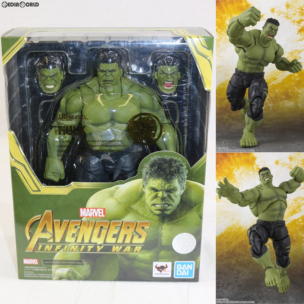 【中古即納】[FIG] S.H.Figuarts(フィギュアーツ) ハルク(アベンジャーズ/インフィニティ・ウォー) 完成品 可動フィギュア バンダイスピリッツ(20181117)