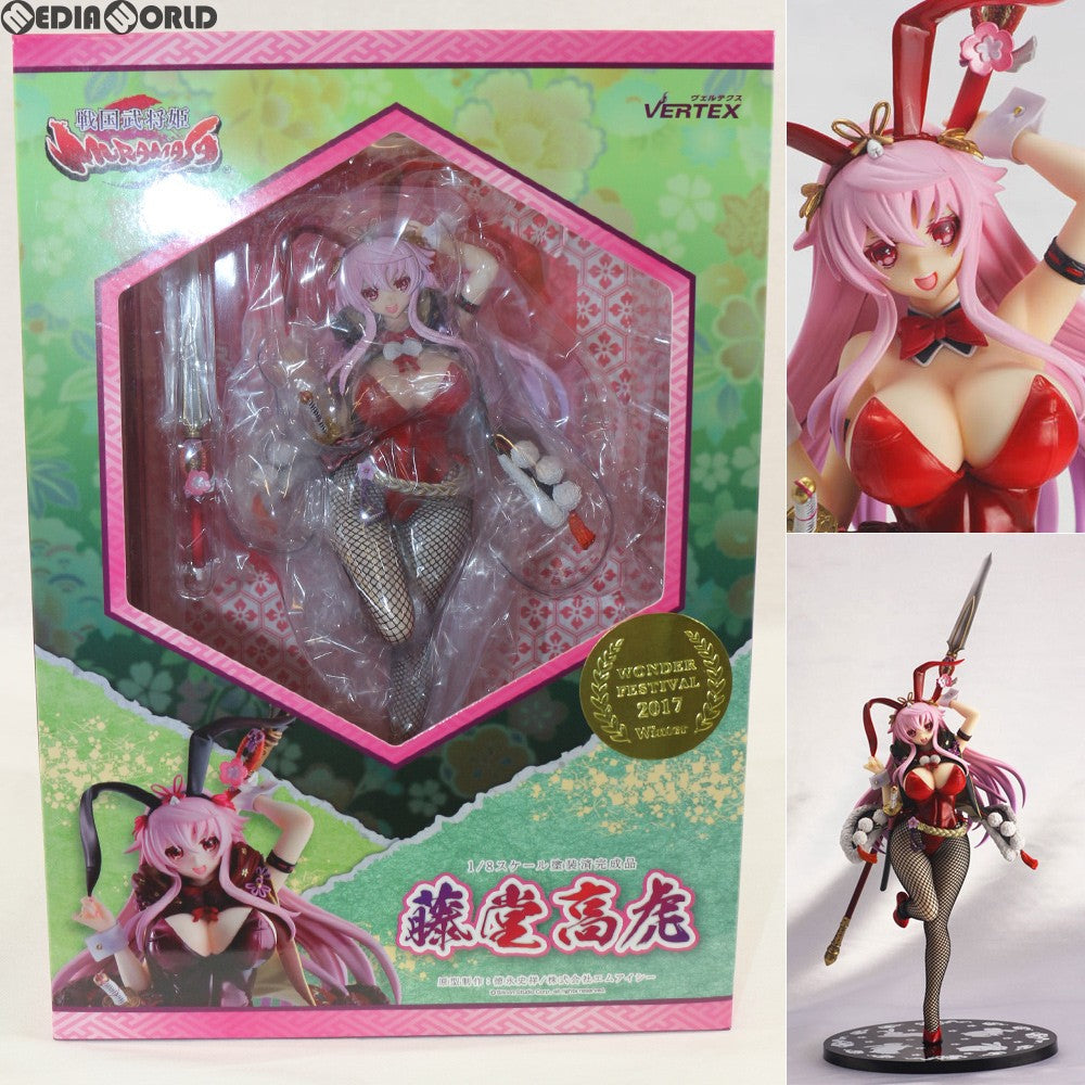 【中古即納】[FIG] 藤堂高虎(とうどうたかとら) WF2017W限定版 戦国武将姫-MURAMASA- 1/8 完成品 フィギュア ワンフェス2017冬&あみあみ限定 ヴェルテクス(20170219)