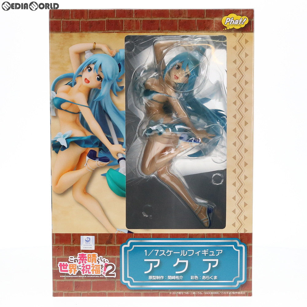 【中古即納】[FIG] アクア この素晴らしい世界に祝福を!2 1/7 完成品 フィギュア Phat!(ファット・カンパニー) (20190623)