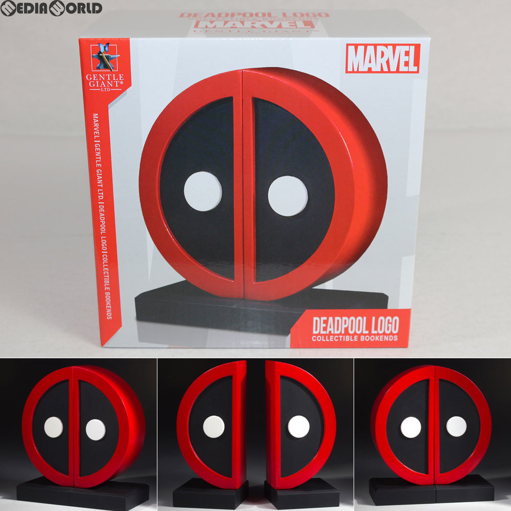 【中古即納】[FIG] デッドプール・ロゴ マーベル・コミック ブックエンド 完成品 フィギュア ジェントル・ジャイアント(20180331)