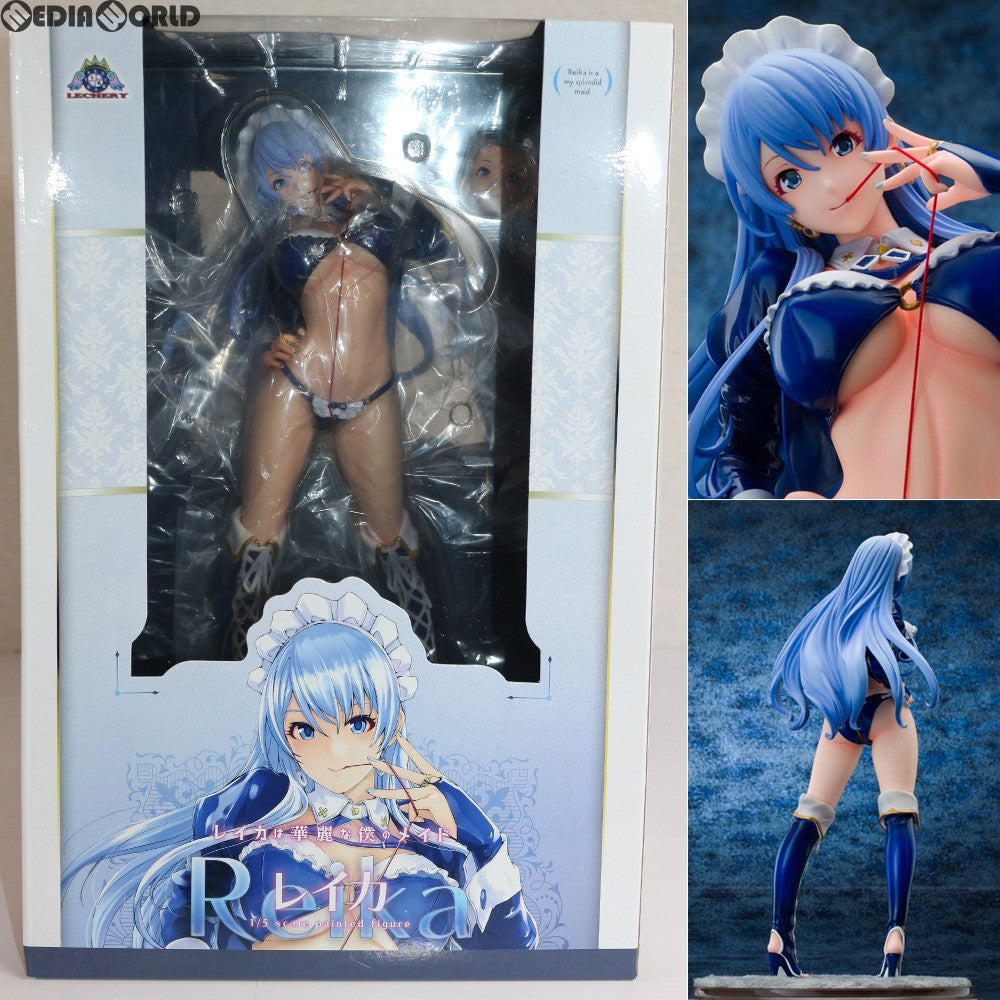 【中古即納】[FIG] レイカ(reika) レイカは華麗な僕のメイド 1/5 完成品 フィギュア レチェリー(20181122)