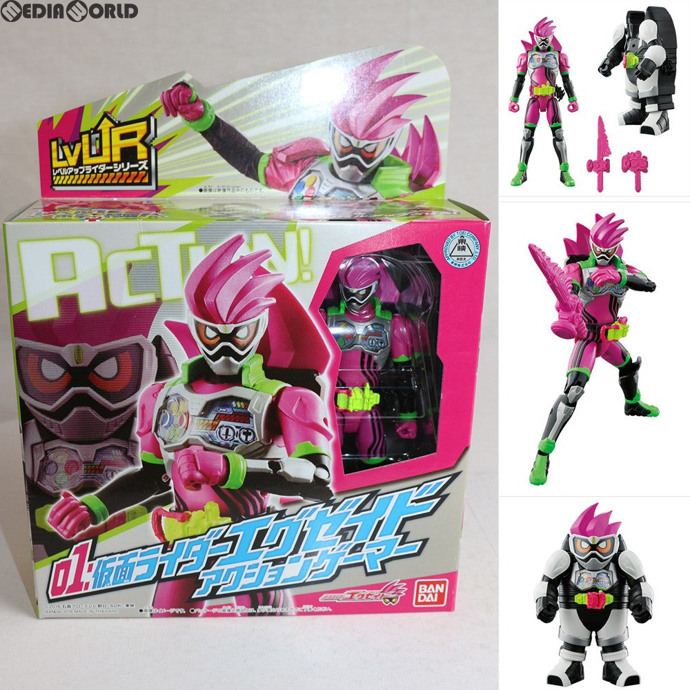 【中古即納】[FIG] LVUR01 仮面ライダーエグゼイド アクションゲーマー 完成品 可動フィギュア バンダイ(20161001)