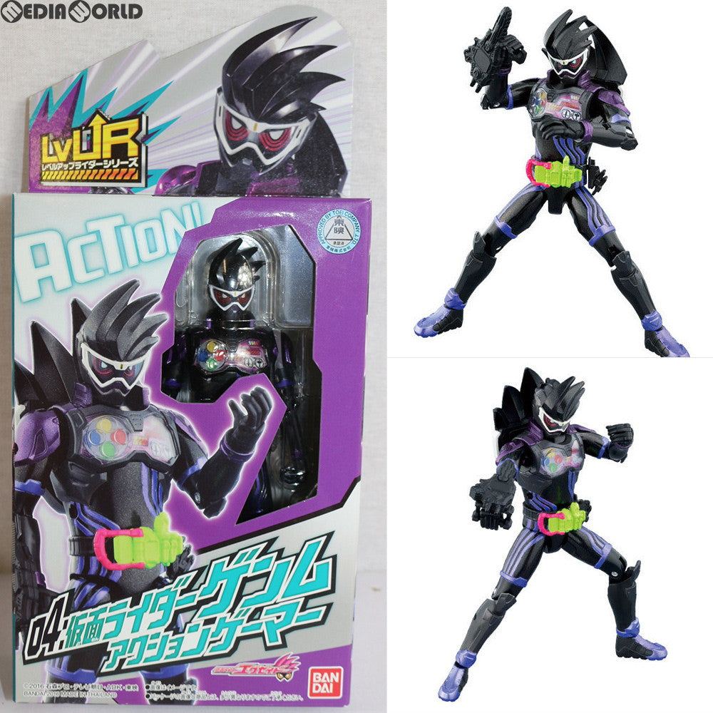 【中古即納】[FIG] LVUR04 仮面ライダーゲンム アクションゲーマー 仮面ライダーエグゼイド 完成品 可動フィギュア バンダイ(20161105)