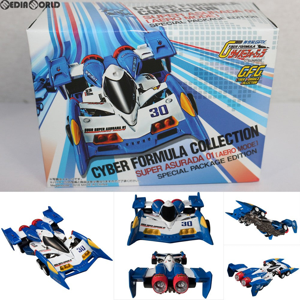 【中古即納】[FIG] C.F.C スーパーアスラーダ01(エアロモード) SPECIAL PACKAGE EDITION 新世紀GPXサイバーフォーミュラ 完成品 フィギュア ワンフェス2018冬&一部店舗限定 メガハウス(20180218)