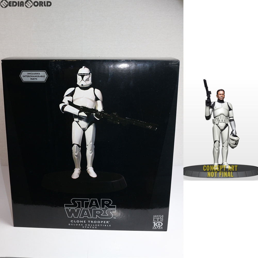 【中古即納】[FIG] クローン・トルーパー STAR WARS(スター・ウォーズ) エピソード2/クローンの攻撃 スタチュー 完成品 フィギュア ジェントル・ジャイアント(20131031)