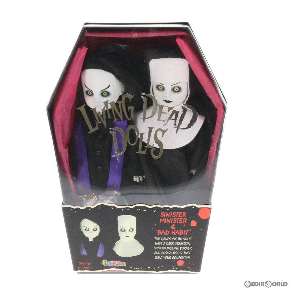【中古即納】[FIG] スペンサーギフト限定 リビングデッドドールズ SINISTER MINISTER & BAD HABIT(シニスターミニスター&バッドハビット) 黒ver 完成品 フィギュア メズコトイズ(20010831)