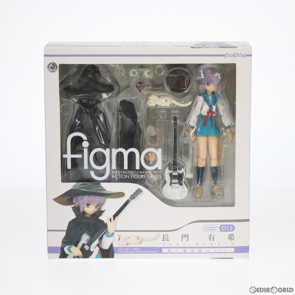 【中古即納】[FIG] figma(フィグマ) 015 長門有希(ながとゆき) 悪い魔法使いver. WF2008夏先行版 涼宮ハルヒの憂鬱 完成品 可動フィギュア マックスファクトリー(20080803)