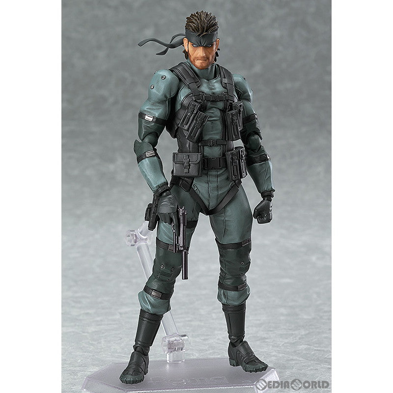 【中古即納】[FIG] GOODSMILE ONLINE SHOP限定特典付属 figma(フィグマ) 243 ソリッド・スネーク MGS2 ver. METAL GEAR SOLID 2 SONS OF LIBERTY 完成品 可動フィギュア マックスファクトリー(20150614)
