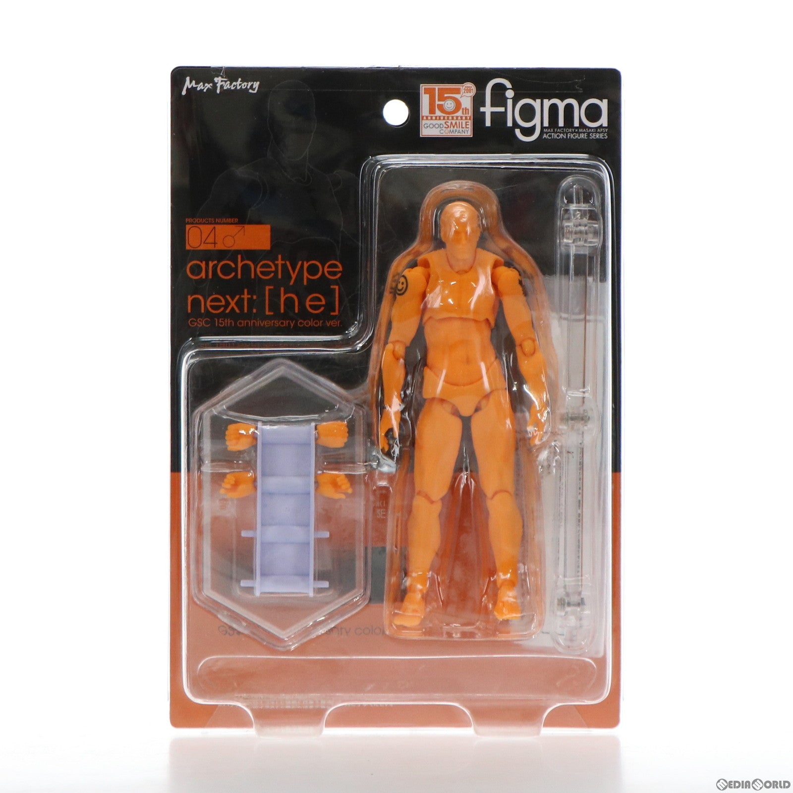 【中古即納】[FIG] figma(フィグマ) 04♂ archetype next:he(アーキタイプ ネクストヒー) GSC 15th anniversary color ver. 完成品 可動フィギュア ワンフェス2016夏&GOODSMILE ONLINE SHOP限定 マックスファクトリー(20160724)