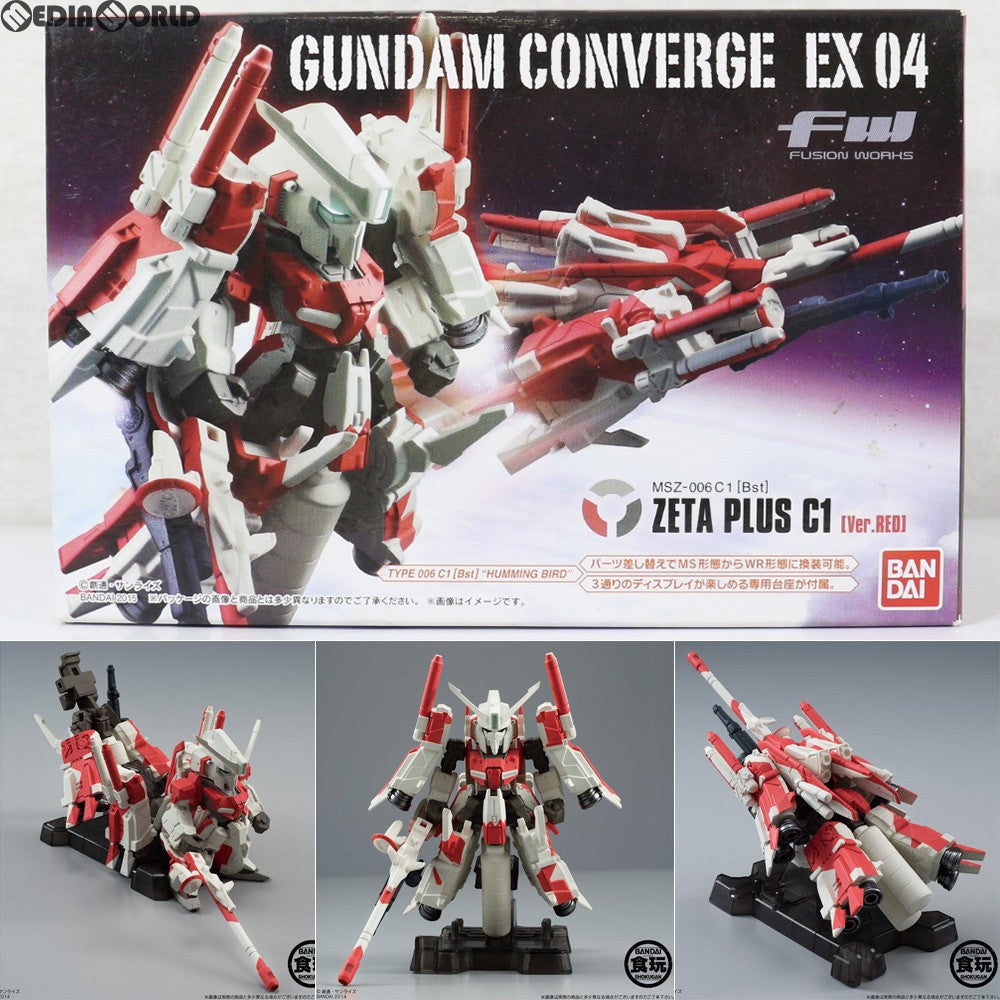 【中古即納】[FIG] (食玩) プレミアムバンダイ限定 FW GUNDAM CONVERGE(ガンダムコンバージ) EX04 ハミングバード(Ver.RED) 【MSZ-006C1[Bst] ZプラスC1型】 ガンダム・センチネル フィギュア バンダイ(20150413)