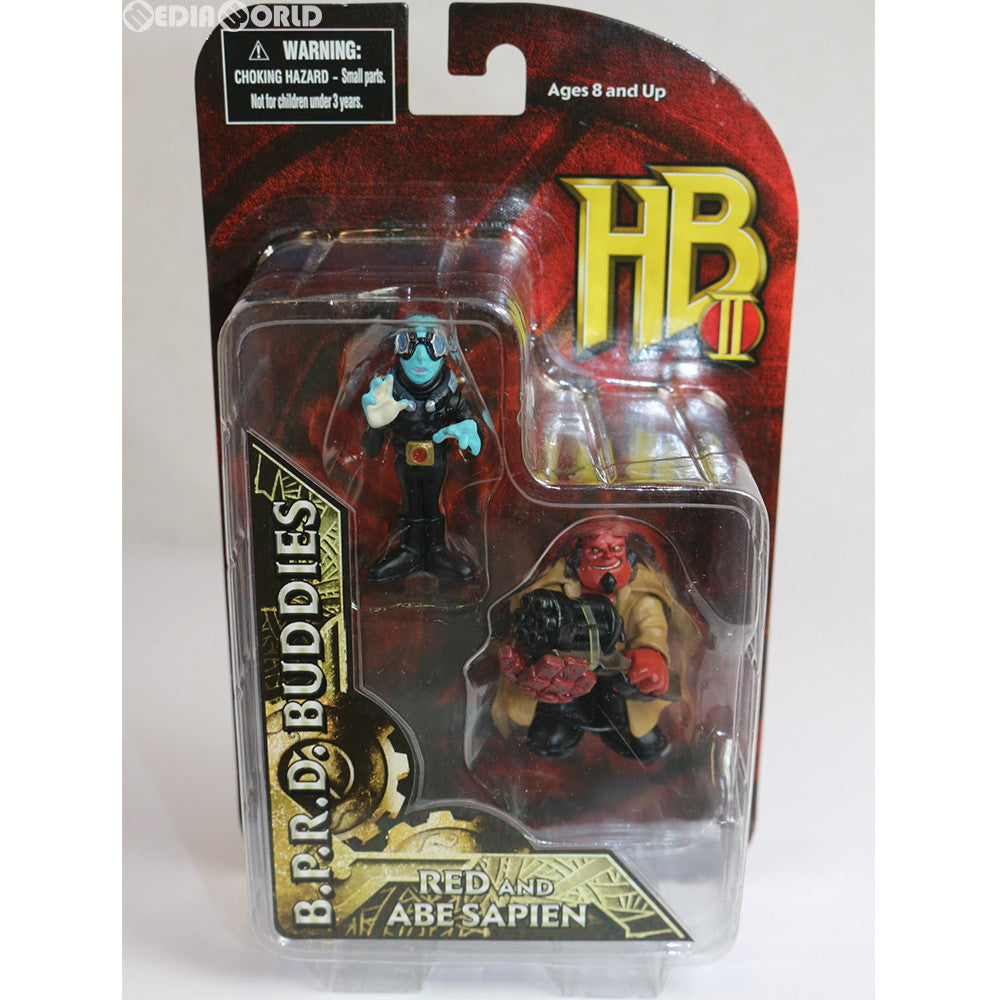 【中古即納】[FIG] Hellboy With Big Baby(Red) &Abe Sapian(ヘルボーイ ウィズ ビッグベビーレッド&エイブ サピエン) ヘルボーイ2 2インチフィギュア2Pack B.P.R.D.Buddies メズコトイズ(20090626)