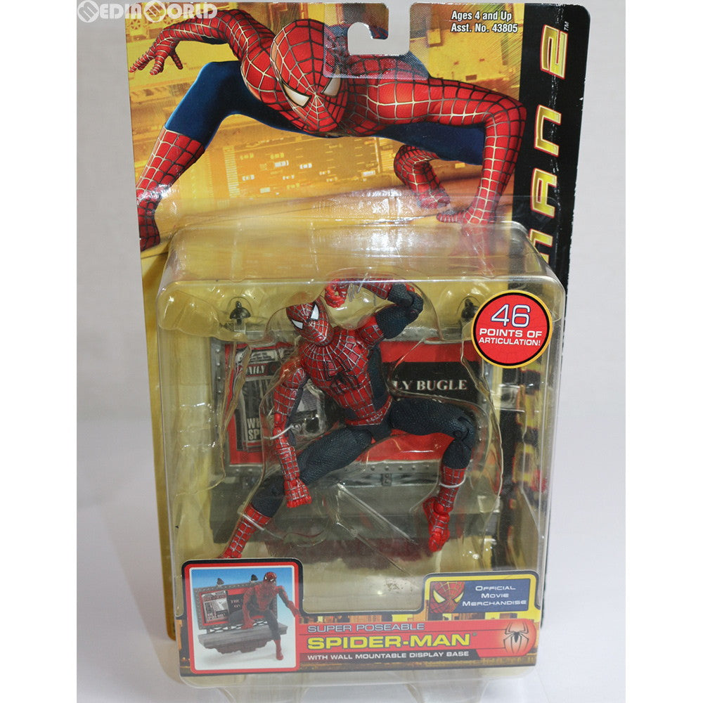 【中古即納】[FIG] スーパーポーザブル スパイダーマン スパイダーマン2 完成品 6インチ アクションフィギュア アソート2(43805) ToyBiz(トイビズ) (20041231)