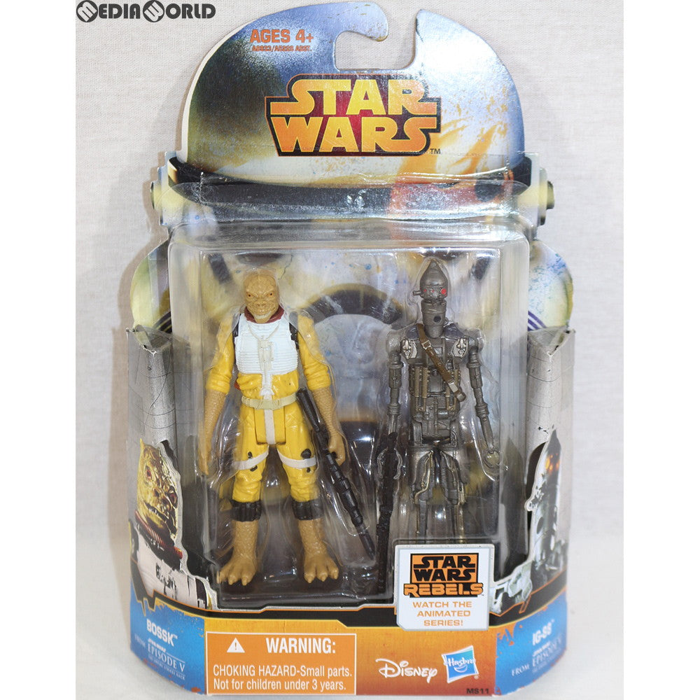 【中古即納】[FIG] STAR WARS REBELS ミッションパック BOSSK(ボスク) & IG-88 スター・ウォーズ エピソード5/帝国の逆襲 完成品 可動フィギュア(MS11) ハズブロ(20141231)