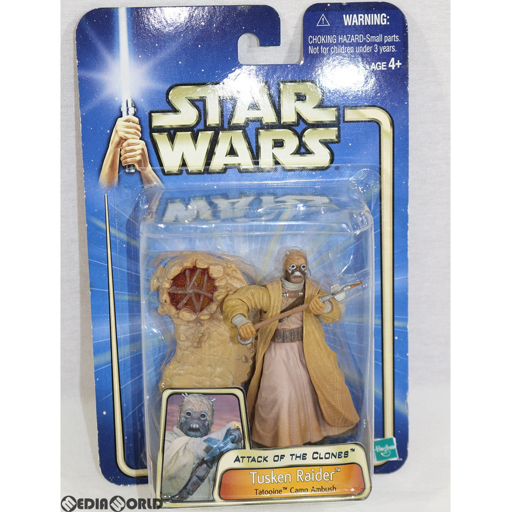 【中古即納】[FIG] STAR WARS SAGA ベーシックフィギュア Tusken Raider(タスケン・レイダー) Tatooine Camp Ambush スター・ウォーズ エピソード2/クローンの攻撃 完成品 可動フィギュア(84921) ハズブロ(20021231)