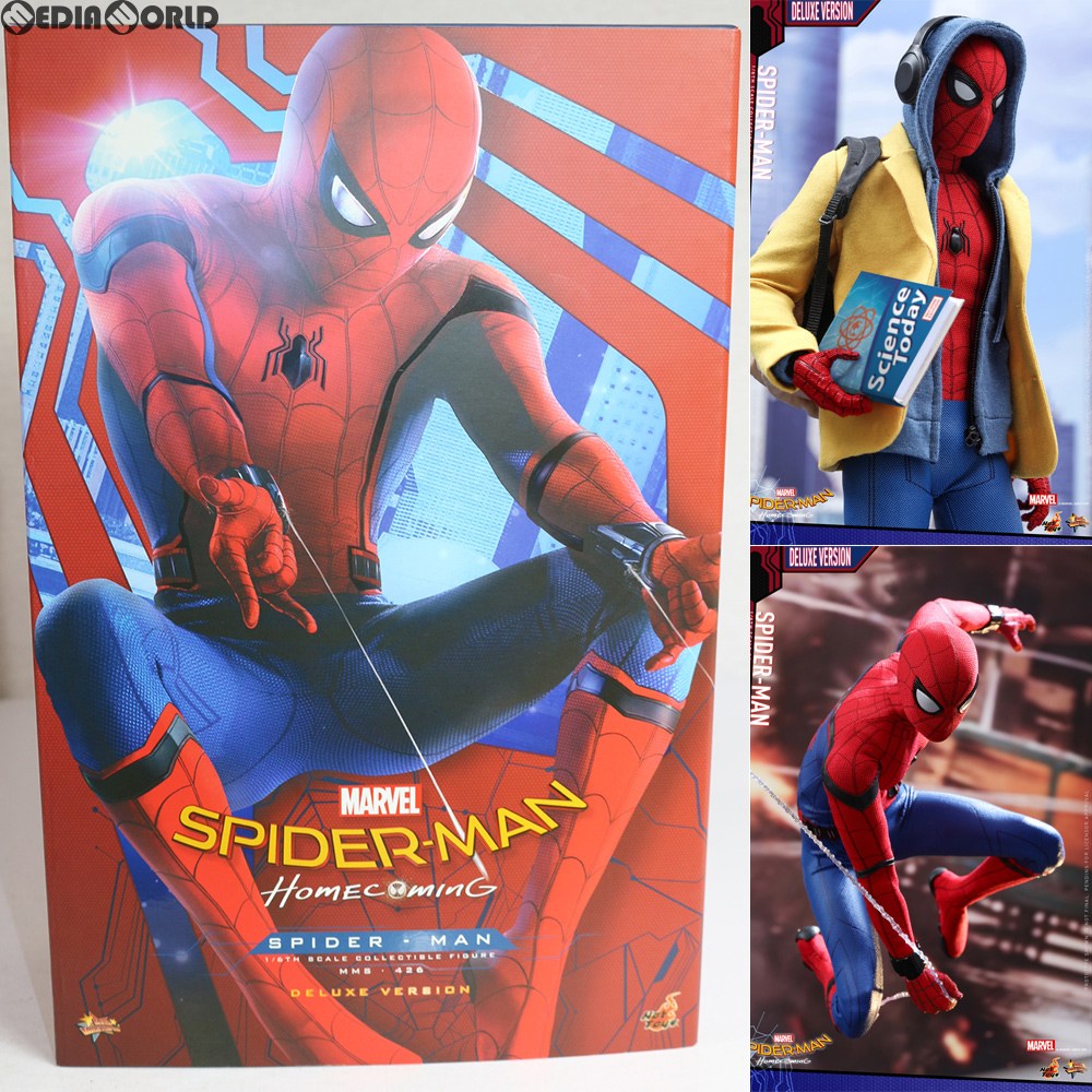 【中古即納】[FIG] トイサピエンス限定 ムービー・マスターピース スパイダーマン[ボーナスアクセサリー付き] スパイダーマン:ホームカミング 1/6 可動フィギュア(MM#426) ホットトイズ(20180228)