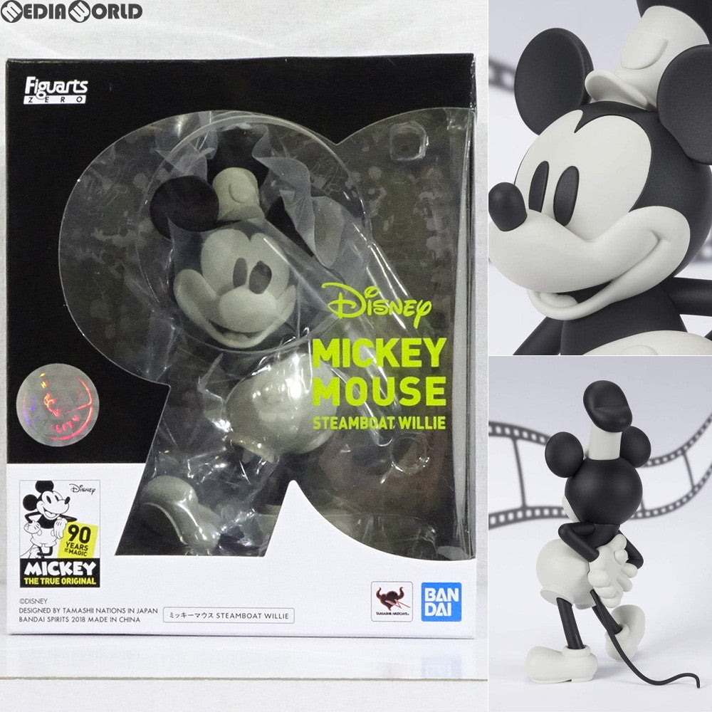 【中古即納】[FIG] フィギュアーツZERO ミッキーマウス STEAMBOAT WILLIE(蒸気船ウィリー) ディズニー 完成品 フィギュア バンダイスピリッツ(20181020)
