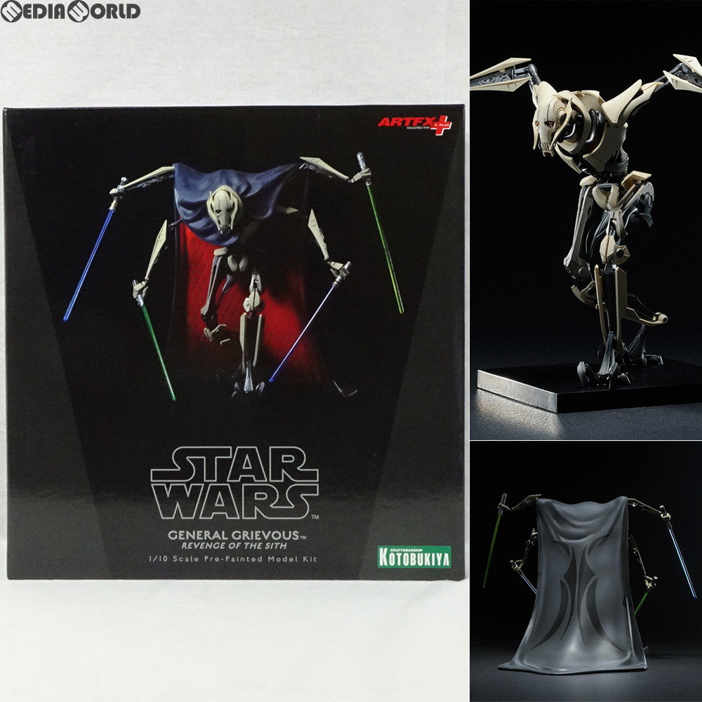 【中古即納】[FIG]ARTFX+ グリーヴァス将軍 STAR WARS(スター・ウォーズ) エピソード3/シスの復讐 1/10 簡易組立キット フィギュア(SW84) コトブキヤ(20131031)