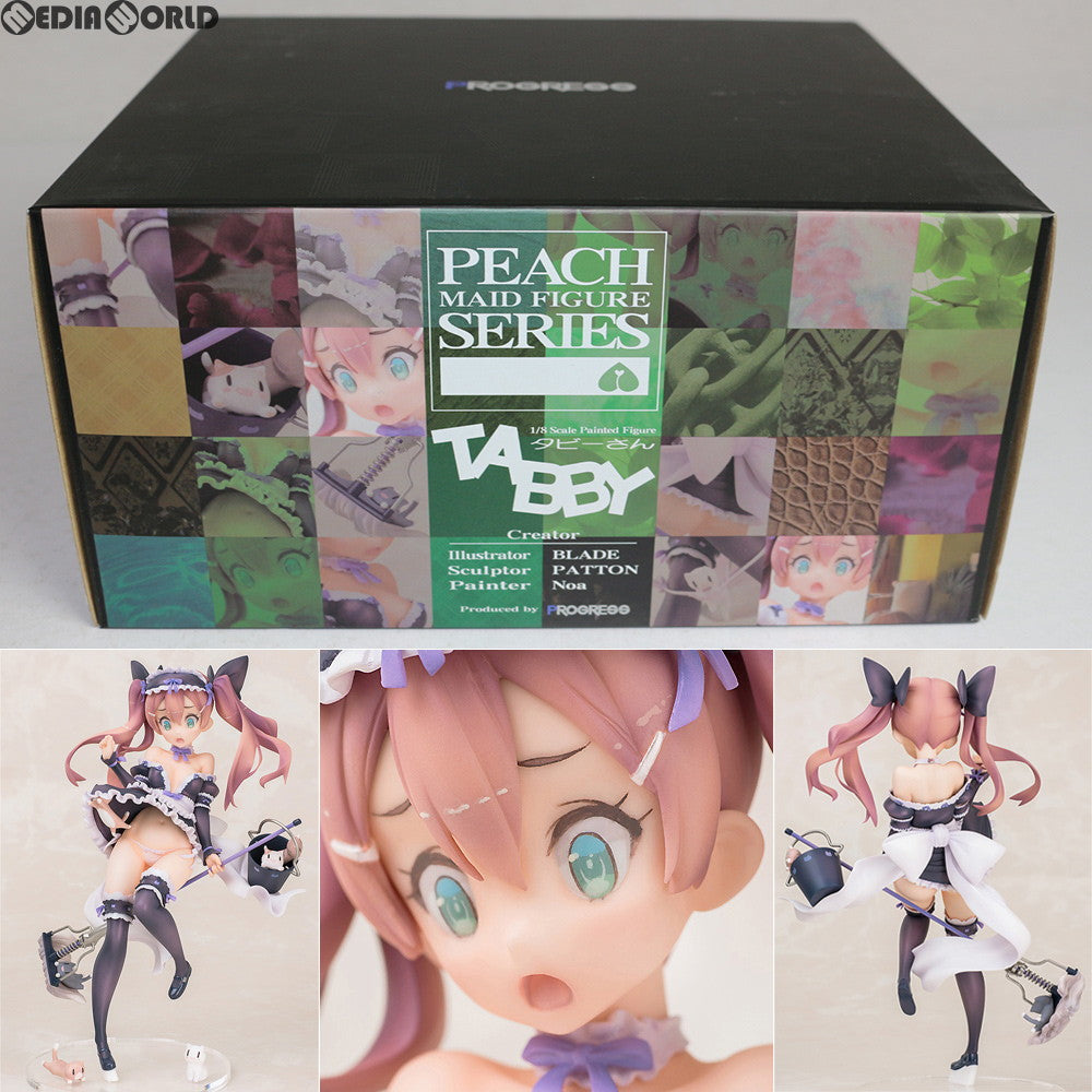 【中古即納】[FIG]ポストカード無し ネイティブオンラインショップ限定 PEACH メイドフィギュアシリーズ タビーさん BLADEオリジナルキャラクター 1/8 完成品 フィギュア PROGRESS(プログレス)/ネイティブ(20170731)