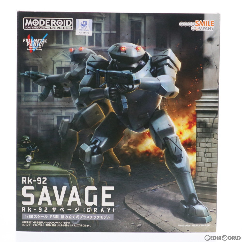 【中古即納】[PTM]MODEROID(モデロイド) 1/60 Rk-92 サベージ(GRAY) フルメタル・パニック! Invisible Victory プラモデル グッドスマイルカンパニー(20181227)