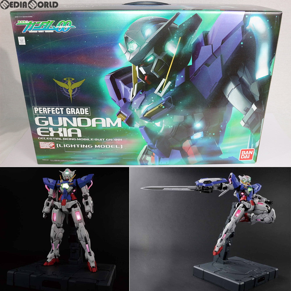 【中古即納】[PTM]PG 1/60 GN-001 ガンダムエクシア(LIGHTING MODEL) 機動戦士ガンダム00(ダブルオー) プラモデル バンダイ(20171202)