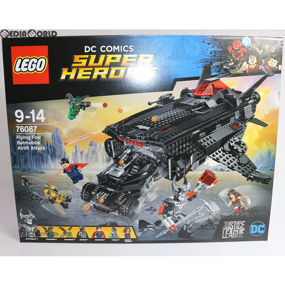 【中古即納】[TOY] LEGO(レゴ) SUPER HEROES(スーパーヒーローズ) フライングフォックス:バットモービル・エアーリフト・アタック DC Comics 完成トイ(76087) LEGO(レゴ) (20170804)