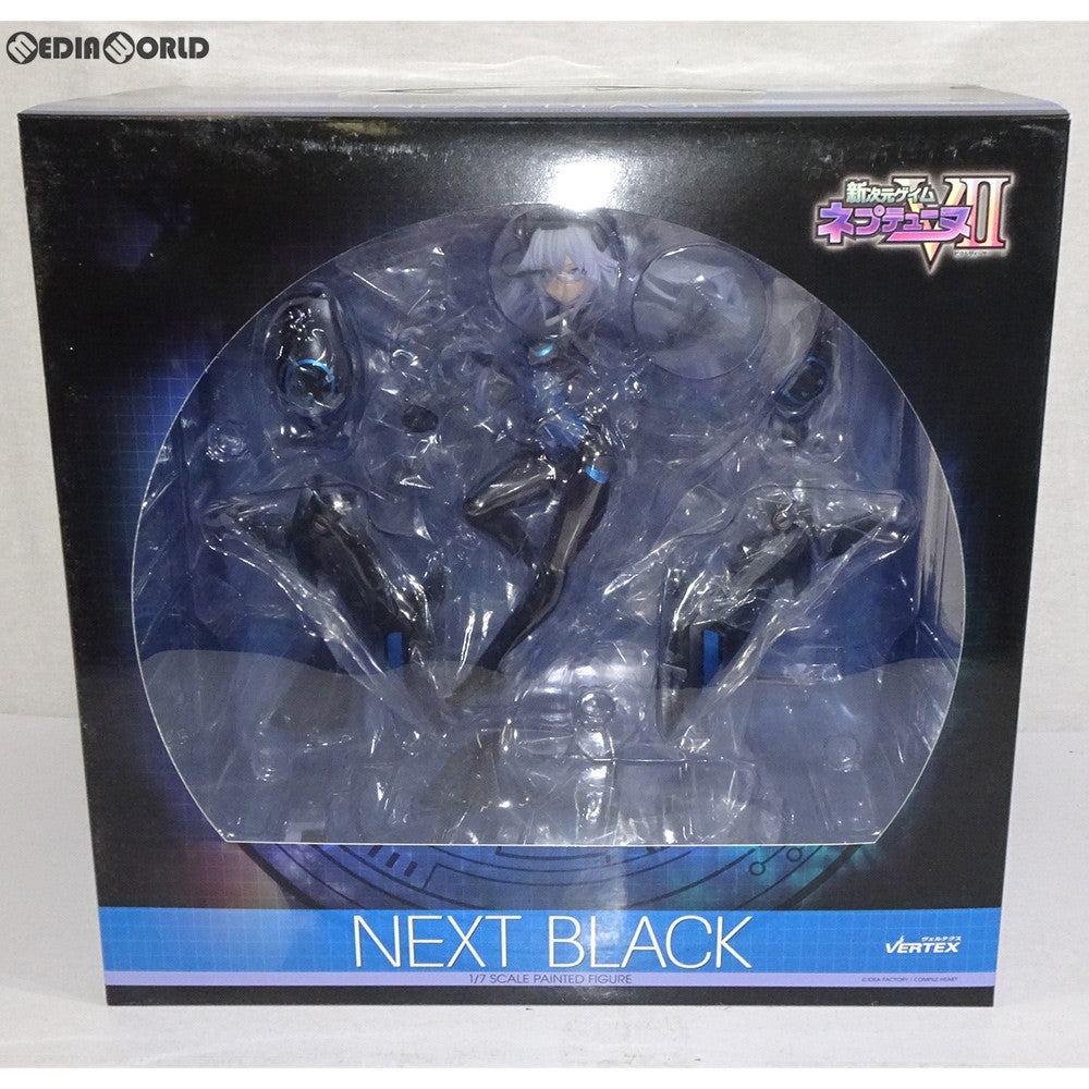 【中古即納】[FIG] ネクストブラック 新次元ゲイム ネプテューヌVII 1/7 完成品 フィギュア ヴェルテクス(20190602)
