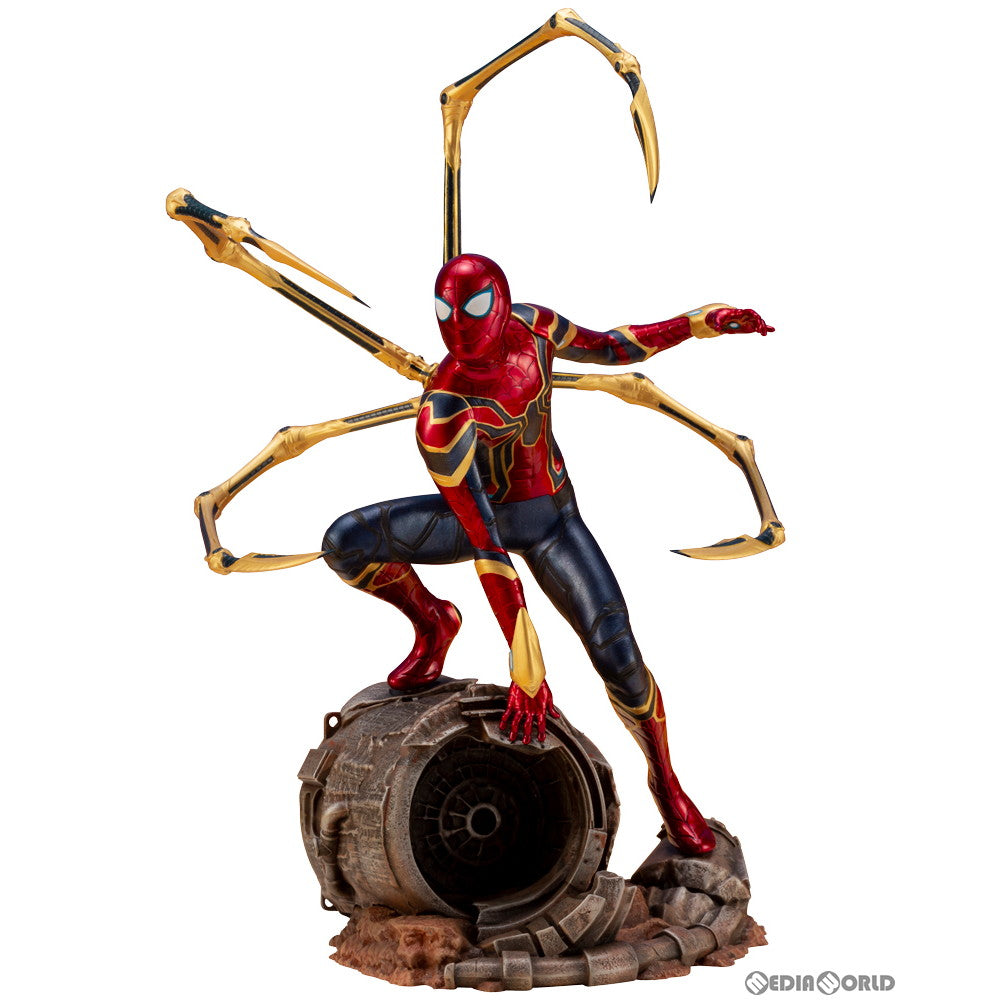 【中古即納】[FIG]ARTFX+ アイアン・スパイダー -INFINITY WAR- アベンジャーズ/インフィニティ・ウォー 1/10 簡易組立キット フィギュア(MK268) コトブキヤ(20190427)