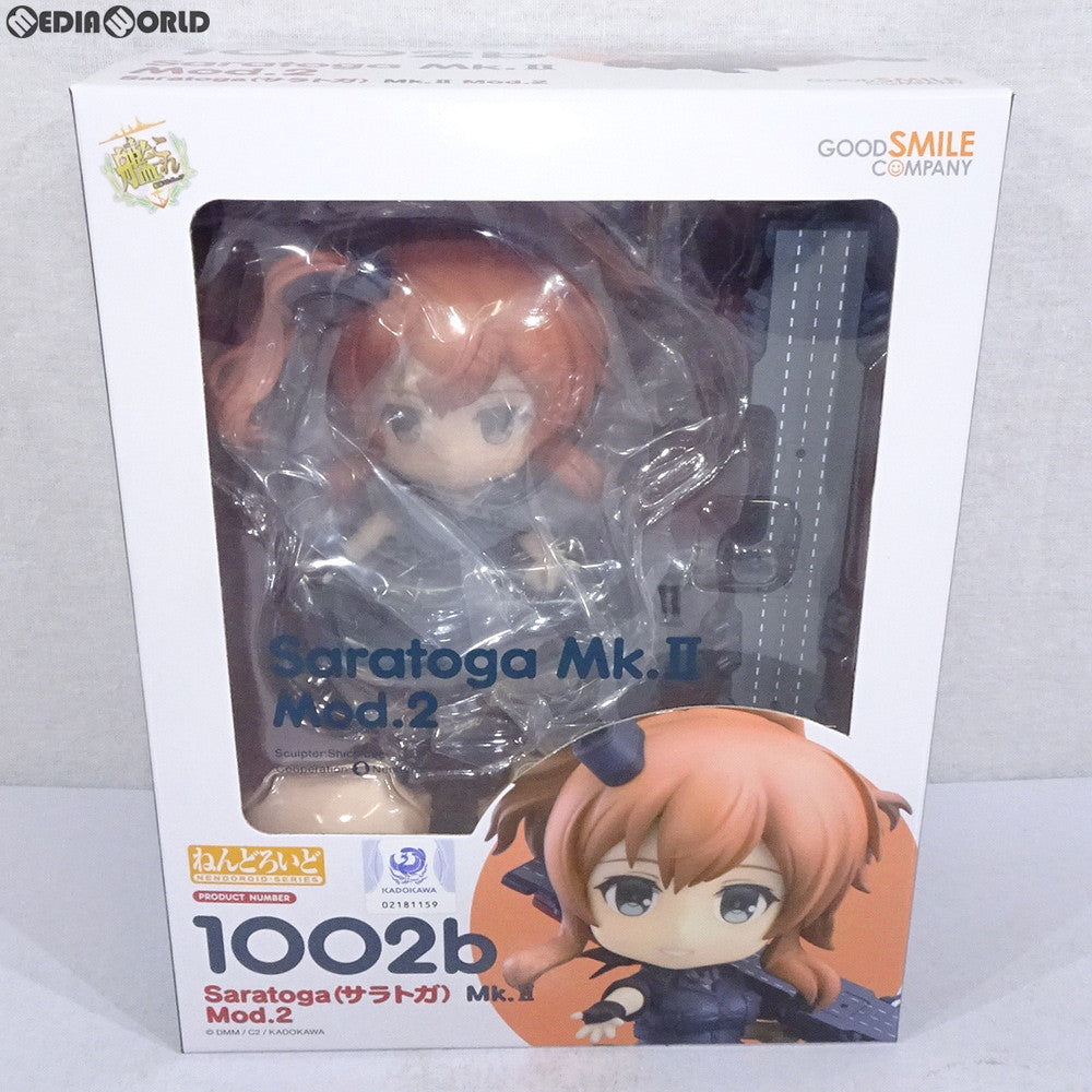 【中古即納】[FIG]ねんどろいど 1002b Saratoga(サラトガ) Mk.II Mod.2 艦隊これくしょん ‐艦これ‐ 完成品 可動フィギュア グッドスマイルカンパニー(20190406)