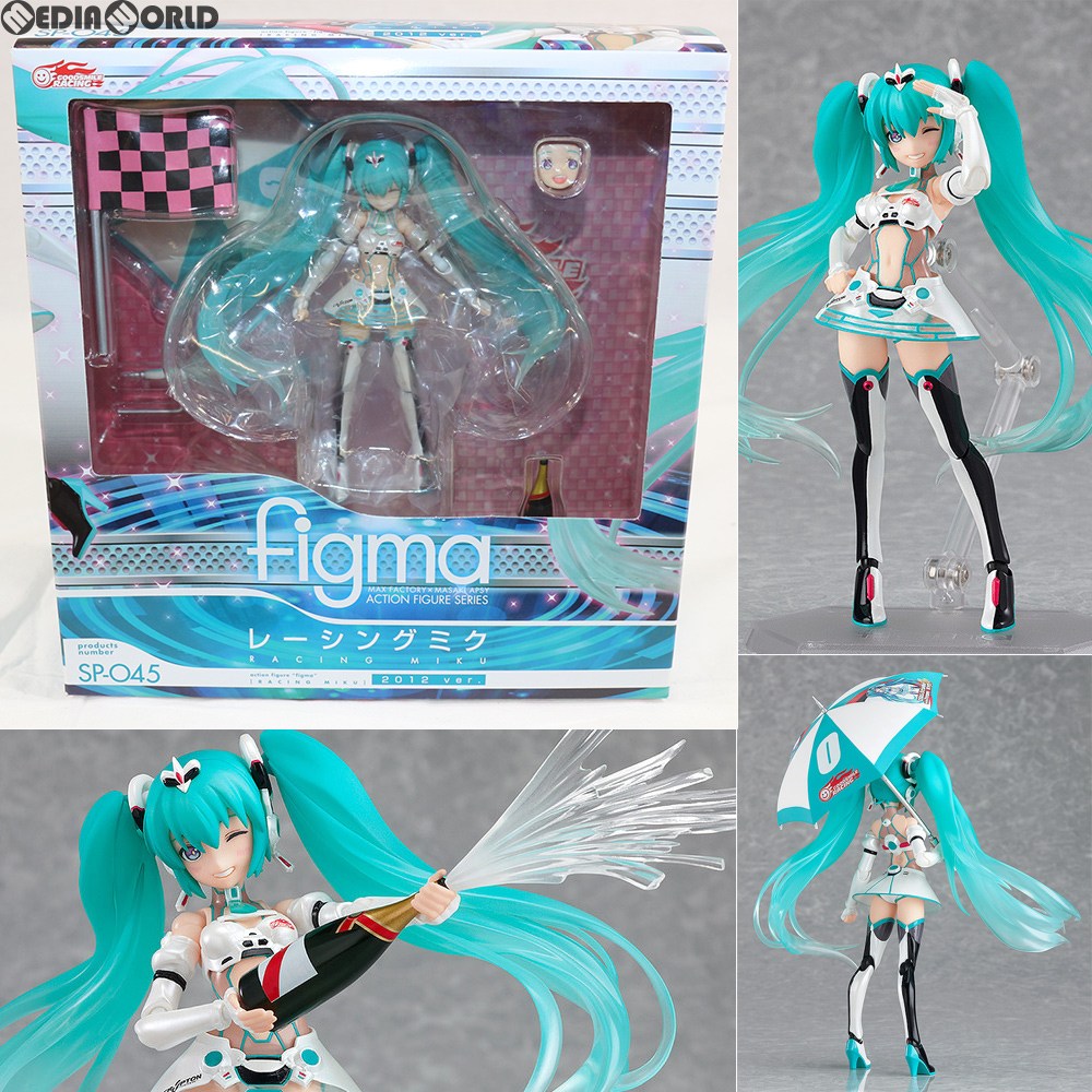 【中古即納】[FIG] figma(フィグマ) SP-045 レーシングミク 2012Ver 初音ミクGTプロジェクト 完成品 可動フィギュア 2012年GSR&Studie with TeamUKYO 個人スポンサー特典 グッドスマイルレーシング(20130131)