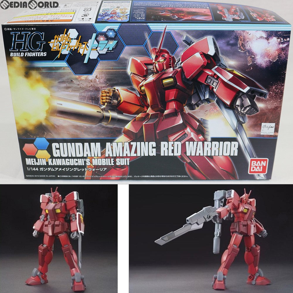 【中古即納】[PTM] HGBF 1/144 ガンダムアメイジングレッドウォーリア ガンダムビルドファイターズトライ プラモデル(0194872) バンダイ(20150110)