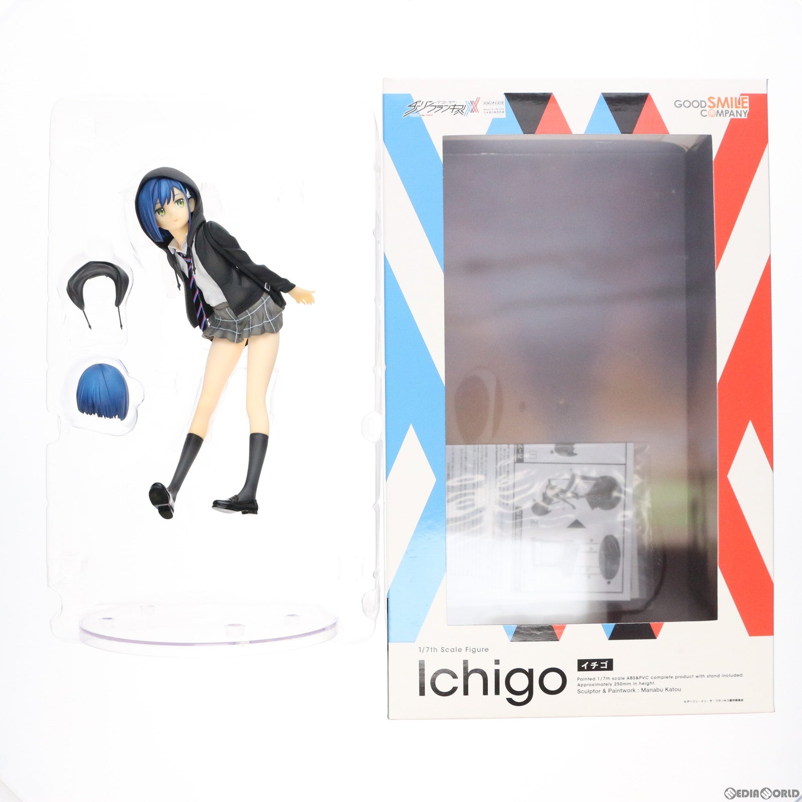 【中古即納】[FIG]イチゴ ダーリン・イン・ザ・フランキス 1/7 完成品 フィギュア グッドスマイルカンパニー(20200627)