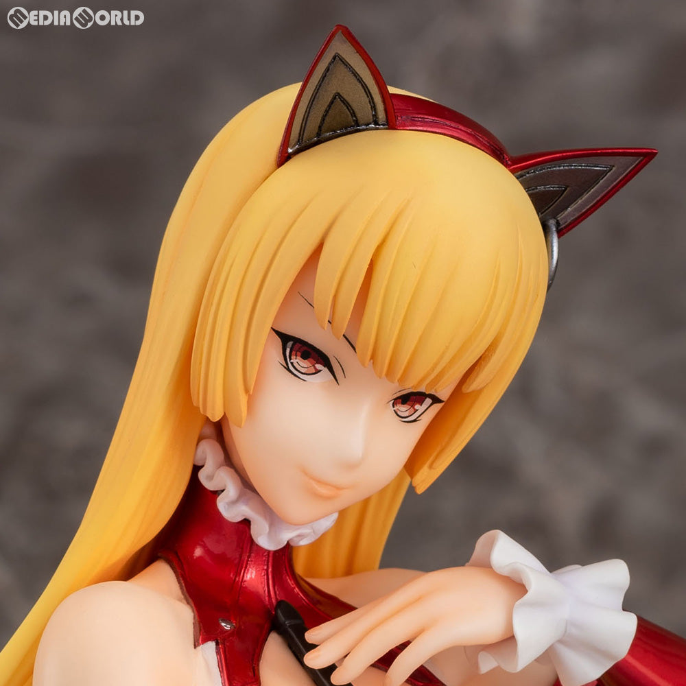 【中古即納】[箱難あり][FIG] クイーンテッド・イラストレーターコレクション ばん! 猫娘-maoniang- エナメルレッドVer. 1/6 完成品 フィギュア クイーンテッド(20190129)