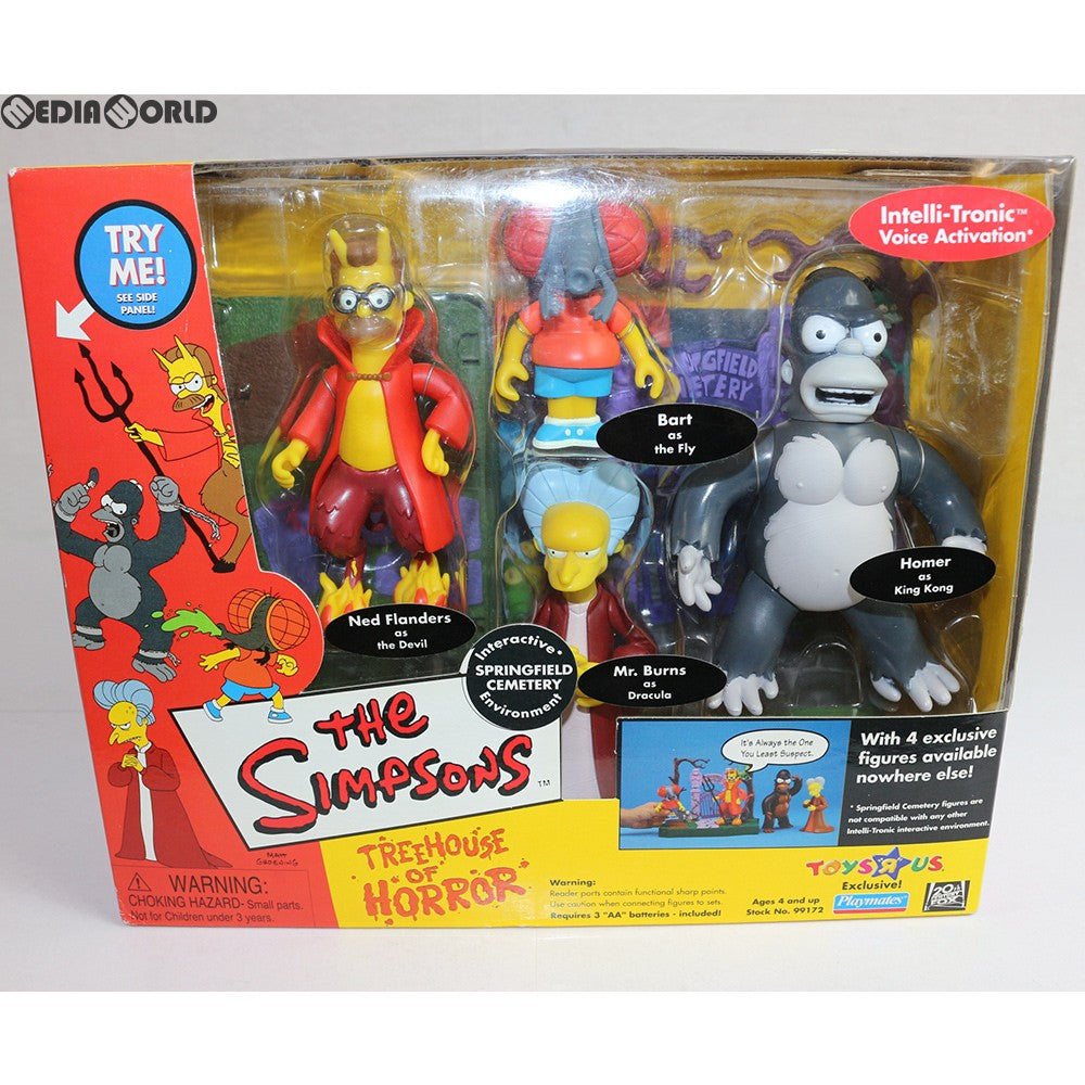 【中古即納】[FIG] トイザらス限定 The Simpsons(ザ・シンプソンズ) Treehouse of Horror(ツリーハウス・オブ・ホラー) Springfield Cemetery 完成品 可動フィギュア プレイメイツ(20011231)