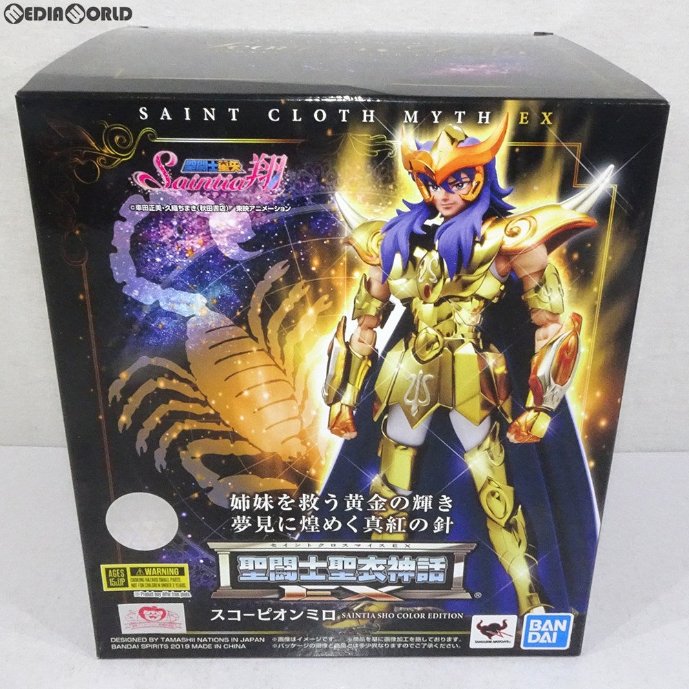 【中古即納】[FIG] 聖闘士聖衣神話EX スコーピオンミロ SAINTIA SHO COLOR EDITION 聖闘士星矢 セインティア翔 完成品 可動フィギュア バンダイスピリッツ(20190323)
