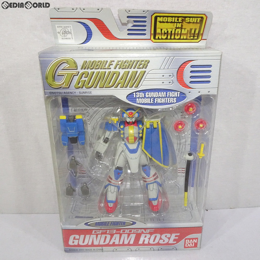 【中古即納】[FIG] MS IN ACTION!!(モビルスーツ・イン・アクション) GF13-009NF ガンダムローズ 機動武闘伝Gガンダム 完成品 可動フィギュア バンダイ(20020731)